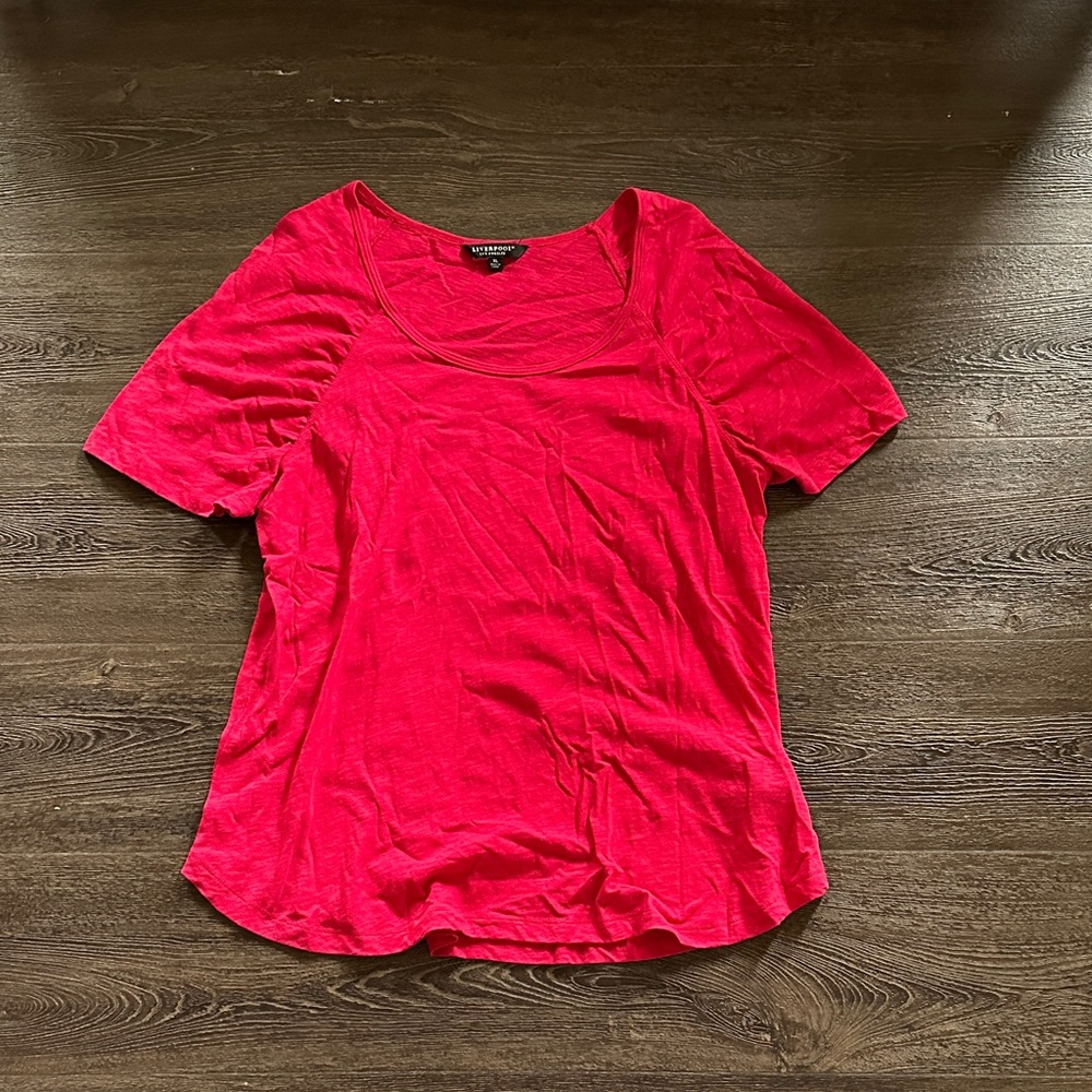 Liverpool Vibrant Red Short Sleeve Tee